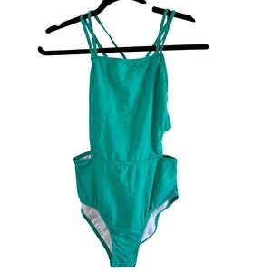Kanu Surf Atlantis One Piece Swimsuit Criss Cross Back Girls Size 14‎